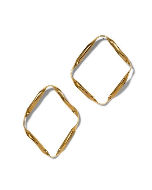 Jaredjamin Metallic Ribbonelle Post Earrings