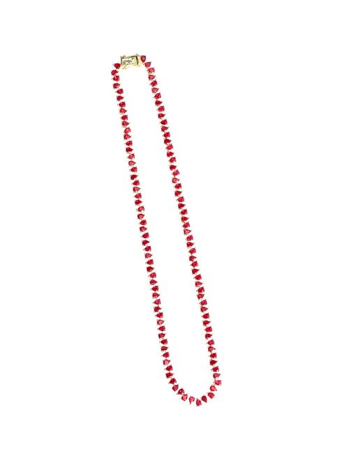 Native Gem Red Duchess Necklace- Ruby
