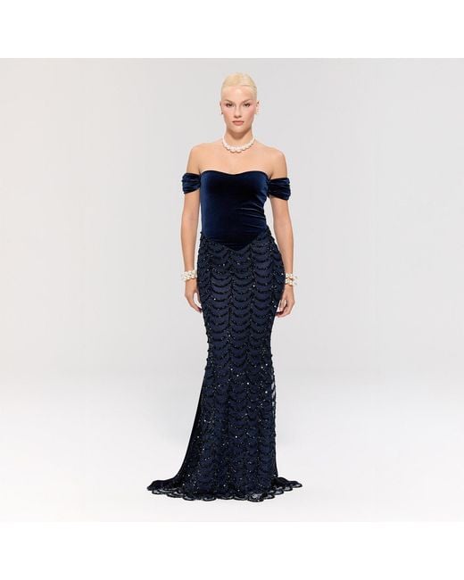 Nur Karaata Blue Dynasty Waltz Dress