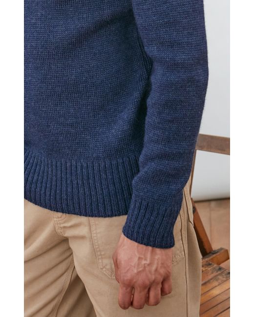 Paul James Knitwear Blue The Fitted Submariner for men