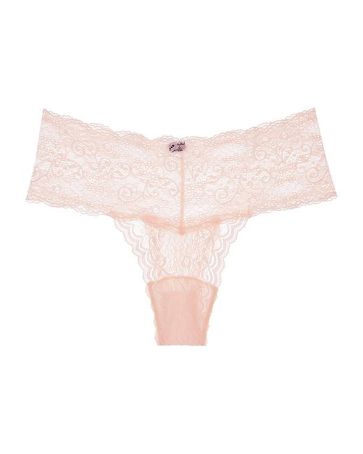 Journelle Pink Neutrals Sapna Mid-Rise Thong Blush