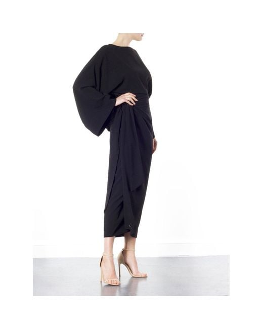 Meem Label Blue Amari Wrap Skirt