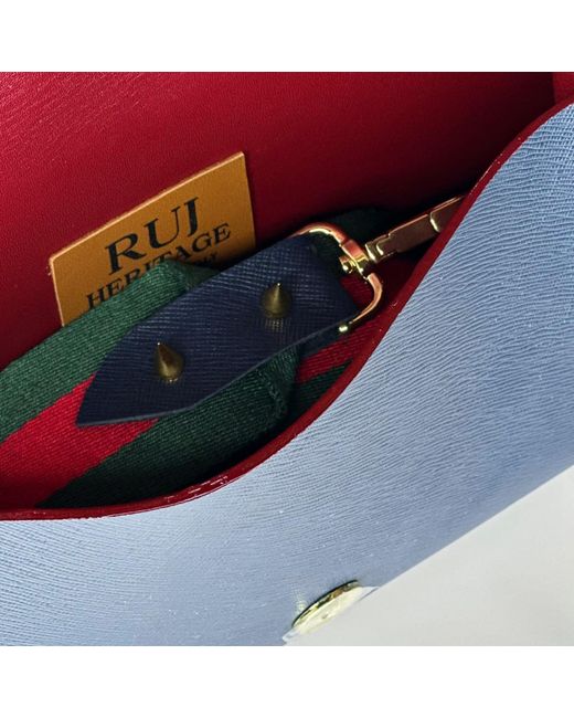 Ruj Heritage Blue Mini Shoulder Bag