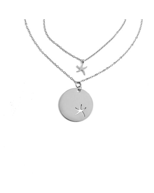 Starfish Project White Community Starfish Pendant Necklace Set