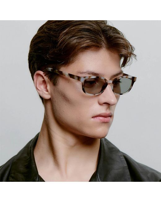 A.Kjærbede Gray Charlie Sunglasses Cookie Dough