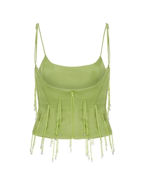 Delfi Collective Green Bijou Top