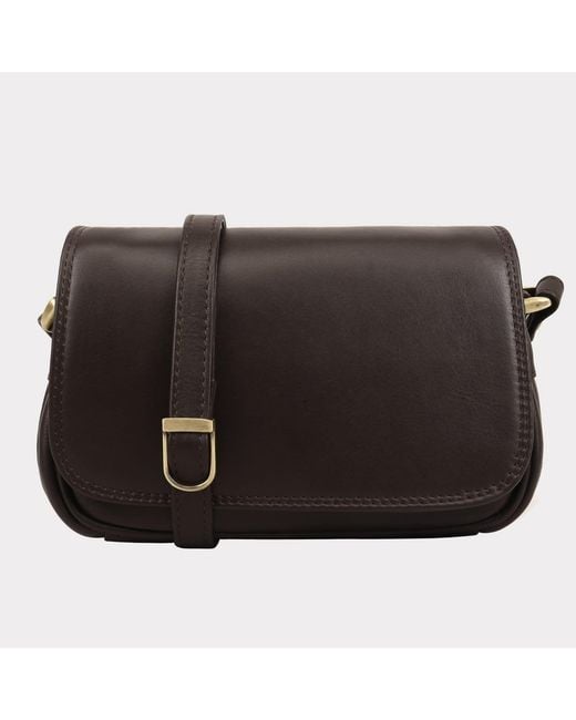 Lloyd Baker Brown Amritsar Leather Crossbody Bag