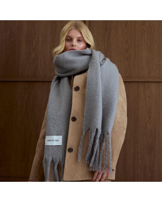 Arctic Fox & Co. Gray The Reykjavik Scarf