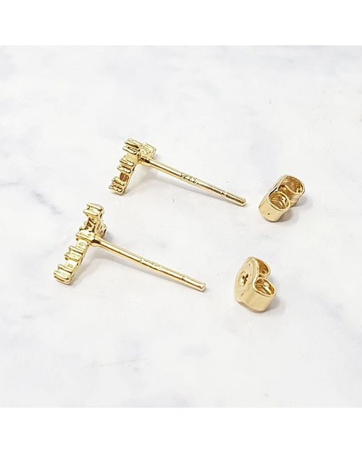 Harfi Metallic Sagittarius Star Sign Constellation Astrology Tiny Earrings