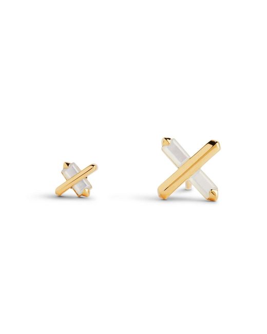 Kasun Metallic Butterfly Kiss Earrings
