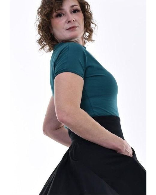 Frock Tales Green Oyster Top