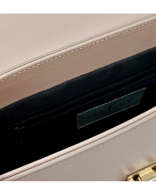 Apatchy London Multicolor The Flora Blush Leather Bag