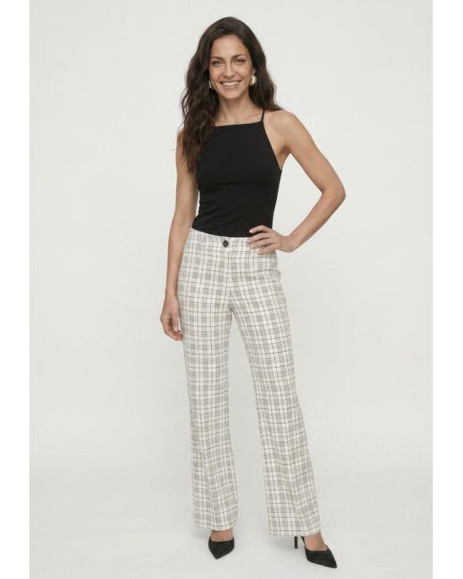 Lily and Lionel White Chess Check Print Trouser