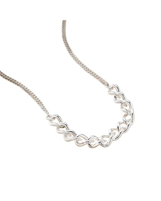 Posh Totty Designs Metallic Double Chain Necklace