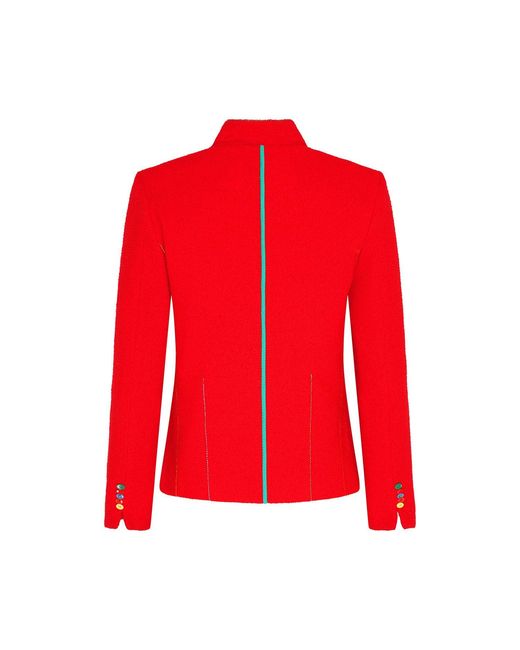 Beatrice von Tresckow Red Tessie Cotton Jacket