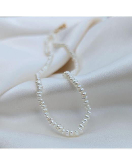 Kiri & Belle Metallic Lia Mini Freshwater Pearl Sterling Necklace