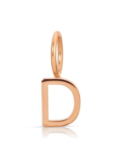 Maya Brenner Metallic Letter Charm