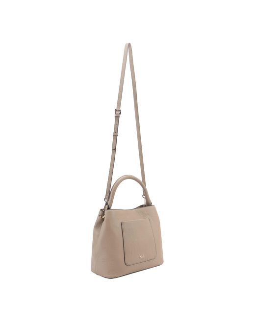 Paul Costelloe Natural Rosa Leather Bag