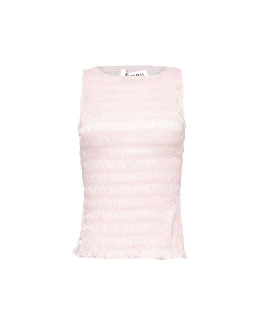 Amy Lynn Pink Sonya Shirred Top
