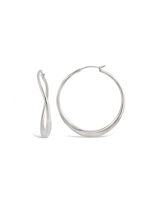 Dinny Hall Metallic Wave Large Hoops
