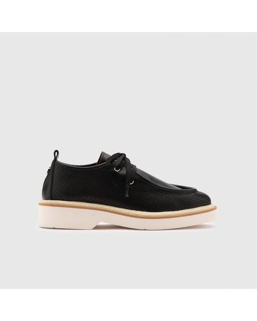Ilvi Black Afsana Leather Oxford