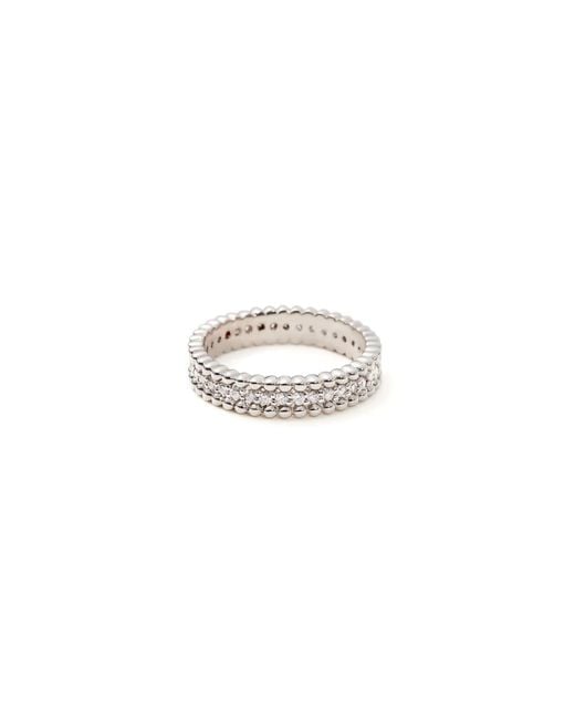 Shabella Nyc White Trio Layered Ring