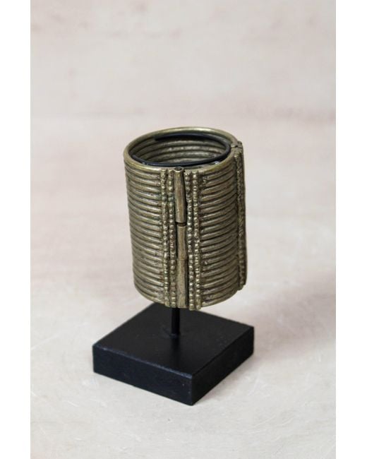 Botanical Boys Green Vintage Ethiopian Cast-Toned Bracelet Dure