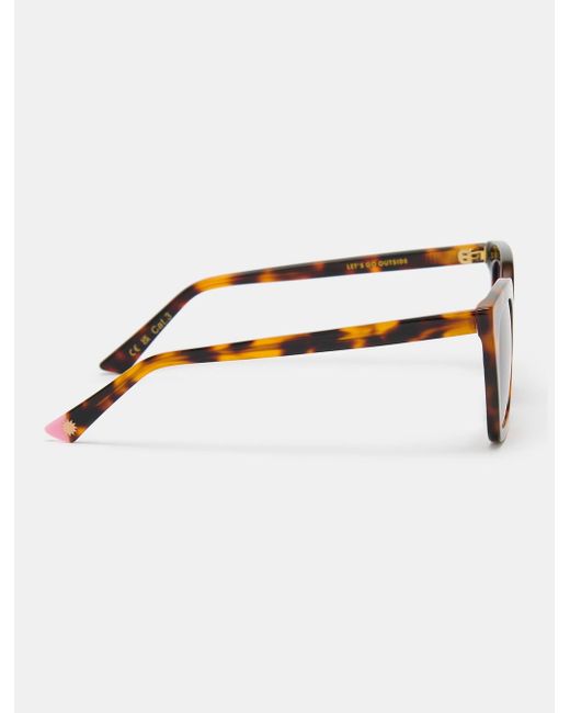 ZOË DE PASS EYEWEAR Brown Lauryn Tortoiseshell