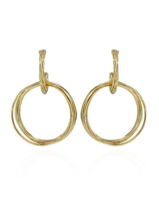 Marcia Moran Metallic Iman Wire Hoops
