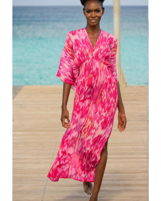 Sophia Alexia Pink Magical Capri Kimono Dress