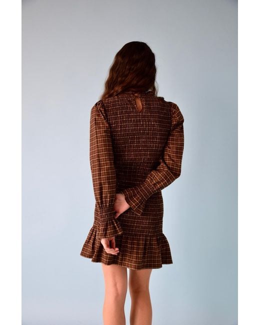 Mind Traveler Brown Chia Dress