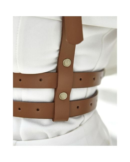 Badass & Goddess Leather Metallic Real Leather Harness Athena