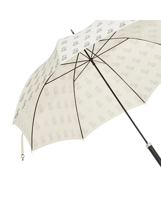 Marokka Design Black French Bull Dog Geometric Style Umbrella