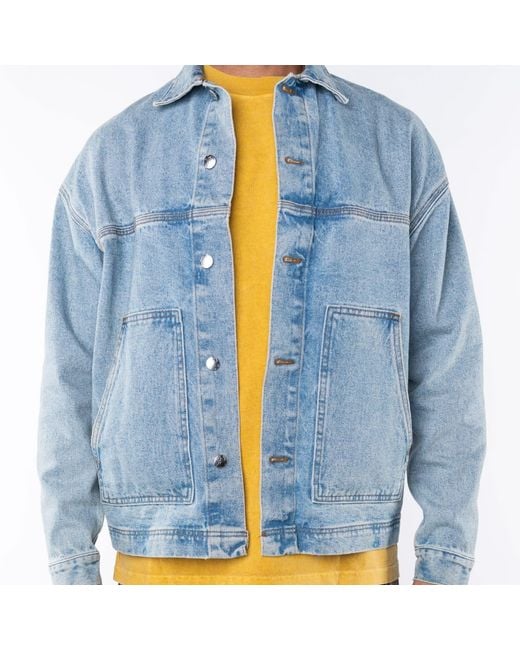 Ariko Blue Oversized Denim Jacket