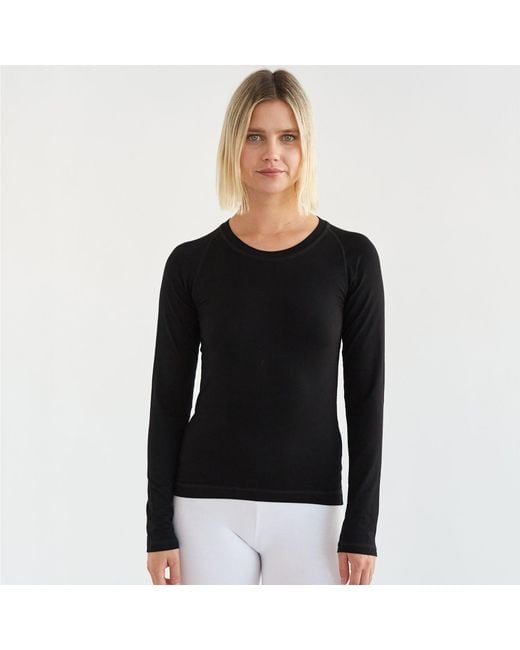On/Off Essentials Gray Bamboo Long Sleeve Tee