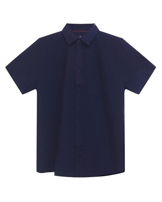 Vustra Blue Linen Shirt for men