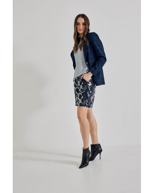 Lindsay Nicholas New York Blue Freya Short