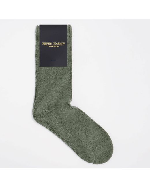 Peper Harow - Made in England Green Bed Socks Bundle for men