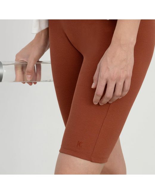 The Koozy Red Charlotte High Waist Shorts