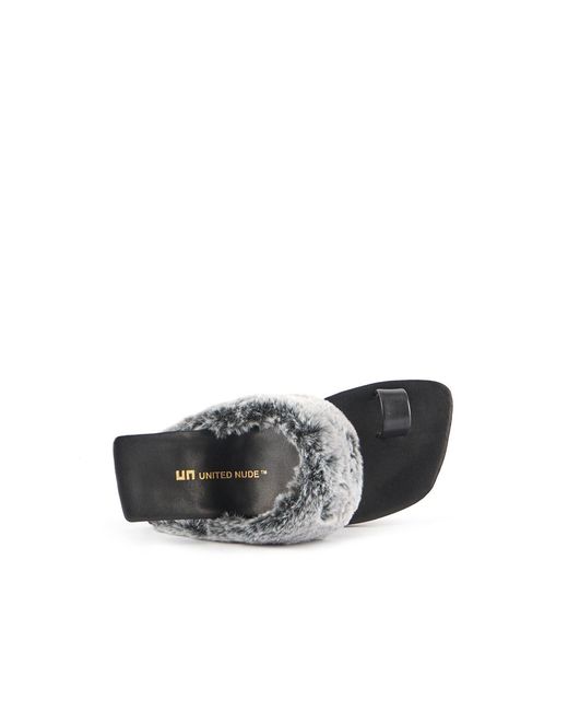 United Nude Gray Loop Toe Teddy