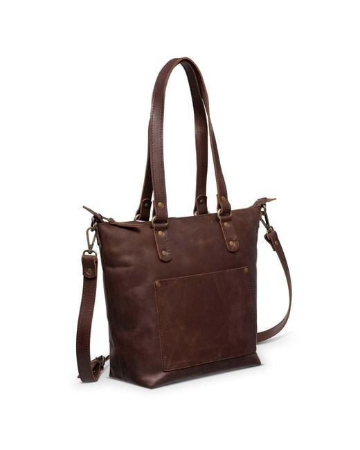 Hides Leather Co. Brown Handmade Large Leather Tote Shoulder Bag