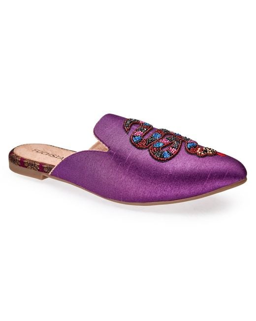 Fuchsia Shoes Blue Serpent