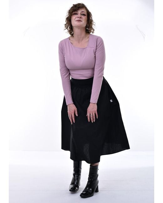 Frock Tales Purple Avalon Asymmetric Top