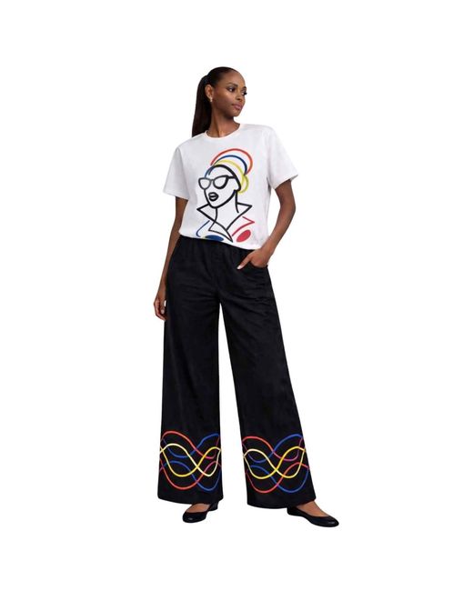Xclamations UK Blue Shakara Pants