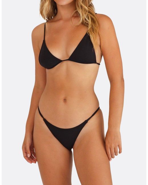 Minimale Animale Black Ultra Brief Bikini Bottom