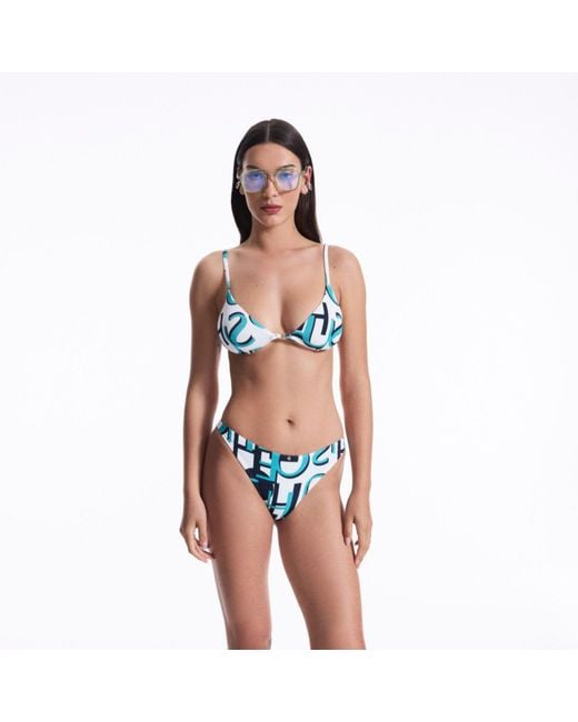 House of Silk Blue Bridget Extra Soft Bikini Top