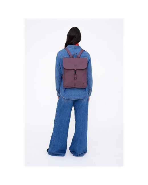 Lefrik Purple Handy Mini Backpack Stripes