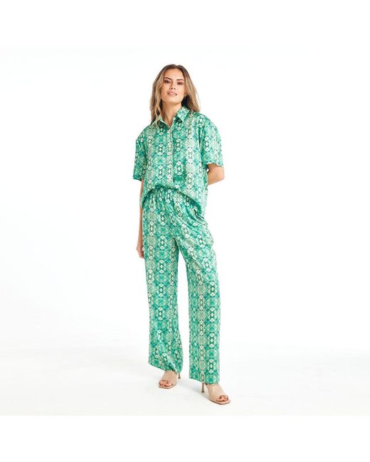 SECTION 101 Green Otis Shirt- Jade