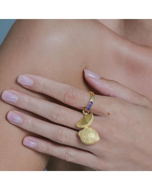 Onia Metallic Tilted Form Charm