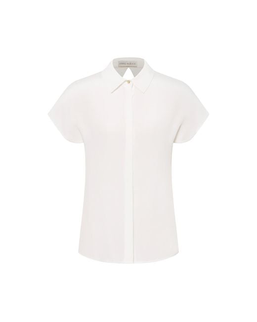 Emma Wallace White Fleur Blouse -Off